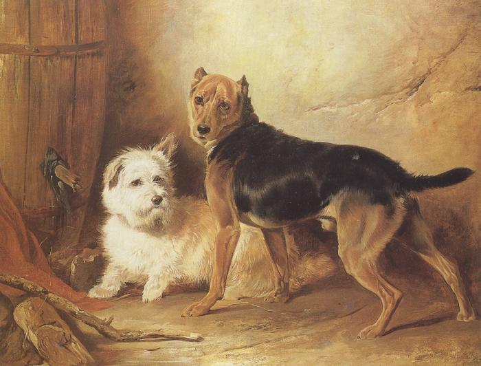 Richard ansdell,R.A. Best Friends (mk37) oil painting picture